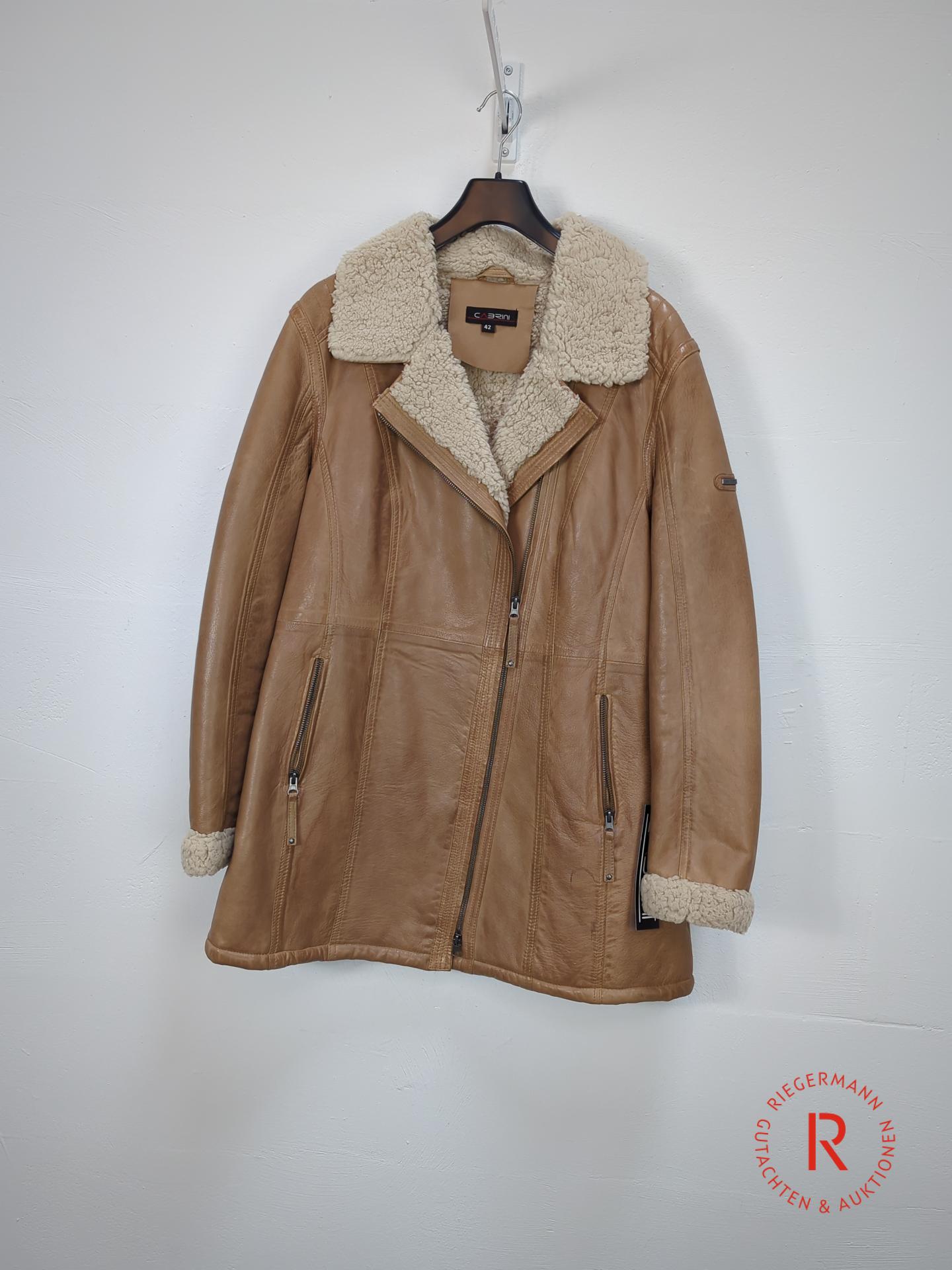 DAMEN LEDERMANTEL GRÖSSE 42